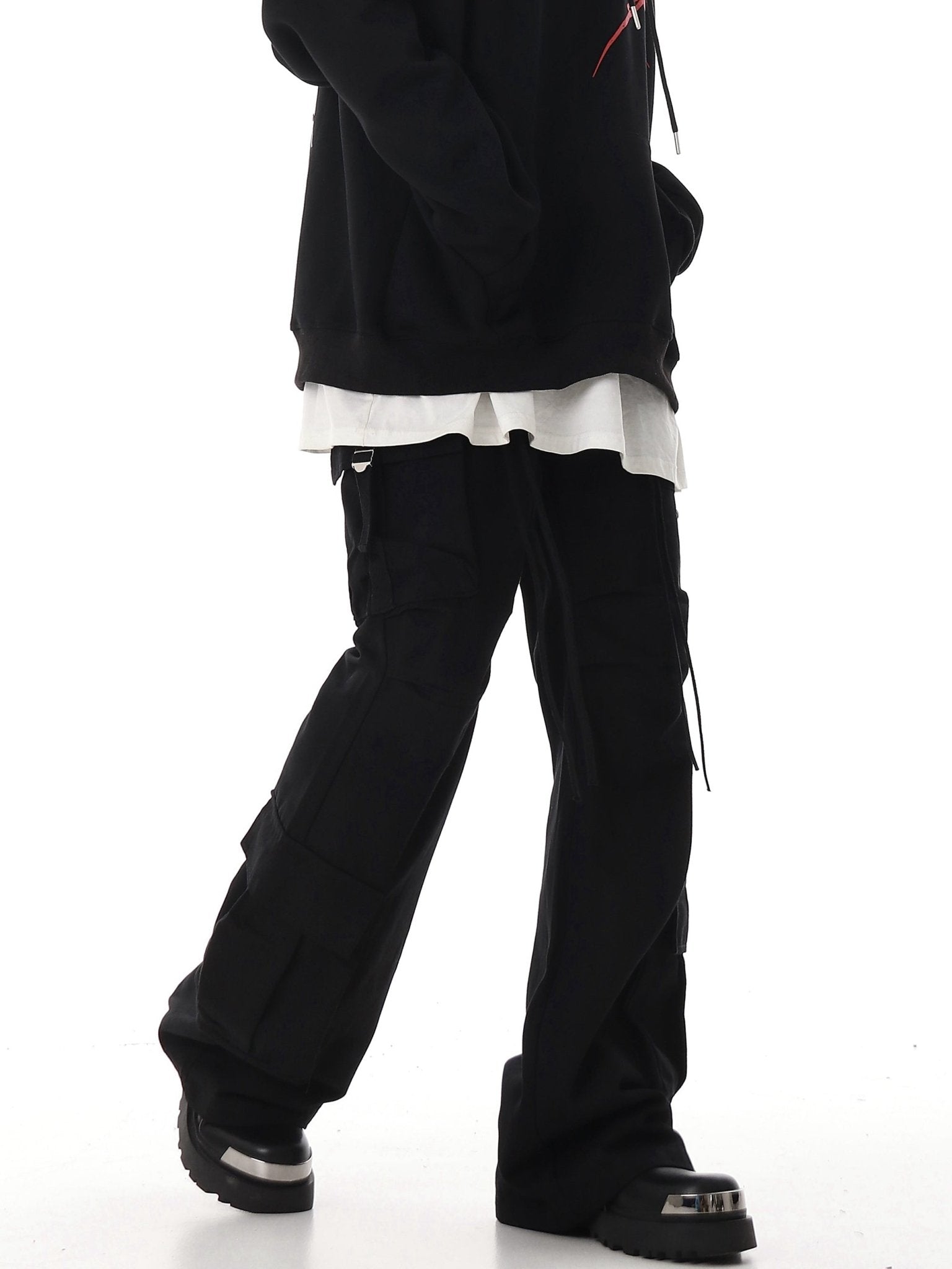 Retro Flared Cargo Pants - COPPING THREADS - CHICISLAND