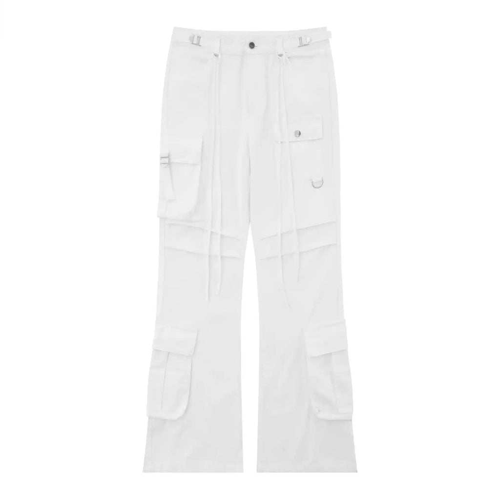 Retro Flared Cargo Pants - COPPING THREADS - CHICISLAND