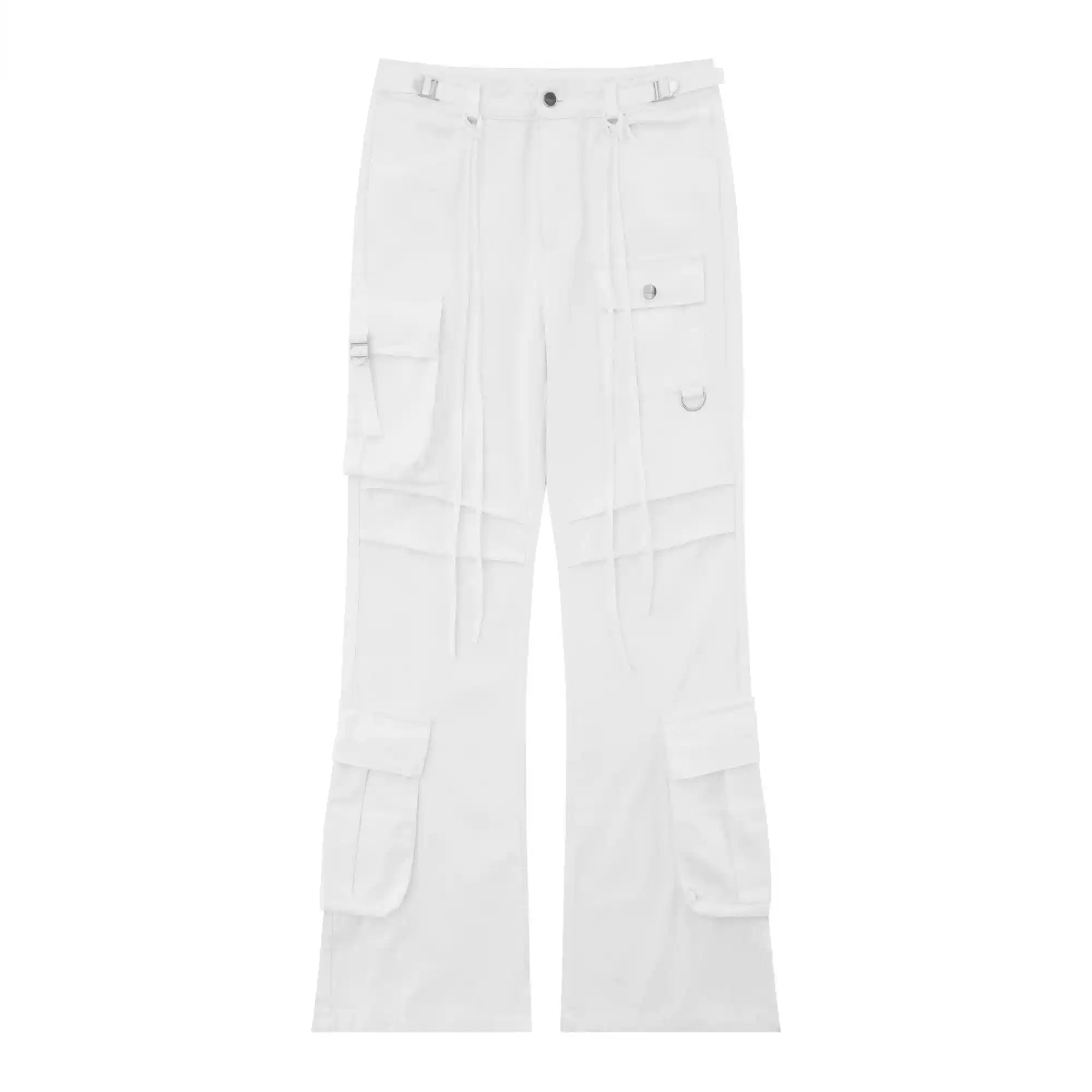 Retro Flared Cargo Pants - COPPING THREADS - CHICISLAND