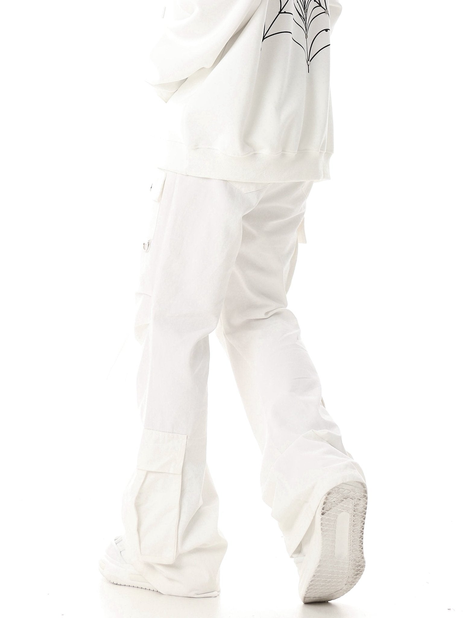 Retro Flared Cargo Pants - COPPING THREADS - CHICISLAND