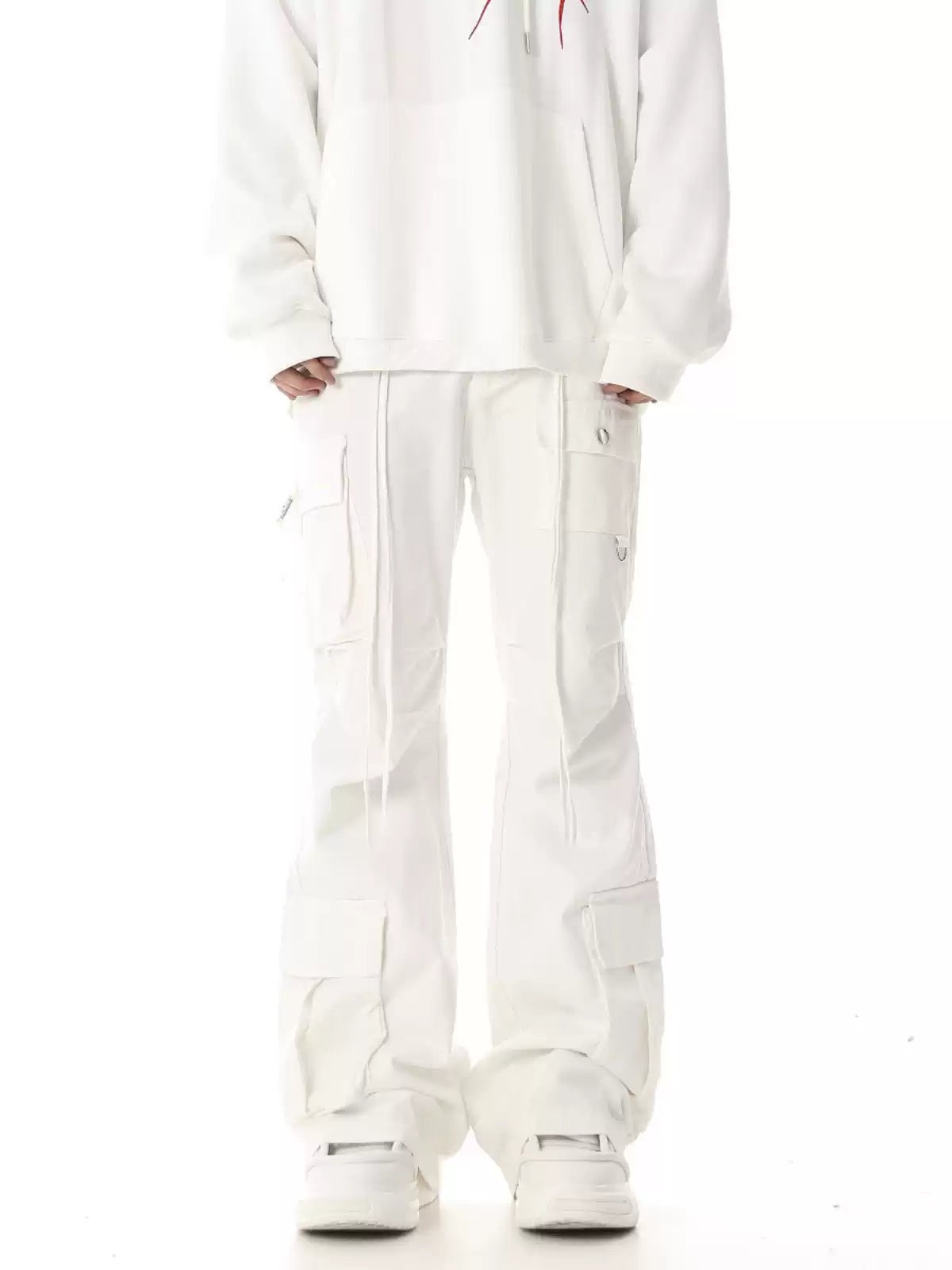 Retro Flared Cargo Pants - COPPING THREADS - CHICISLAND