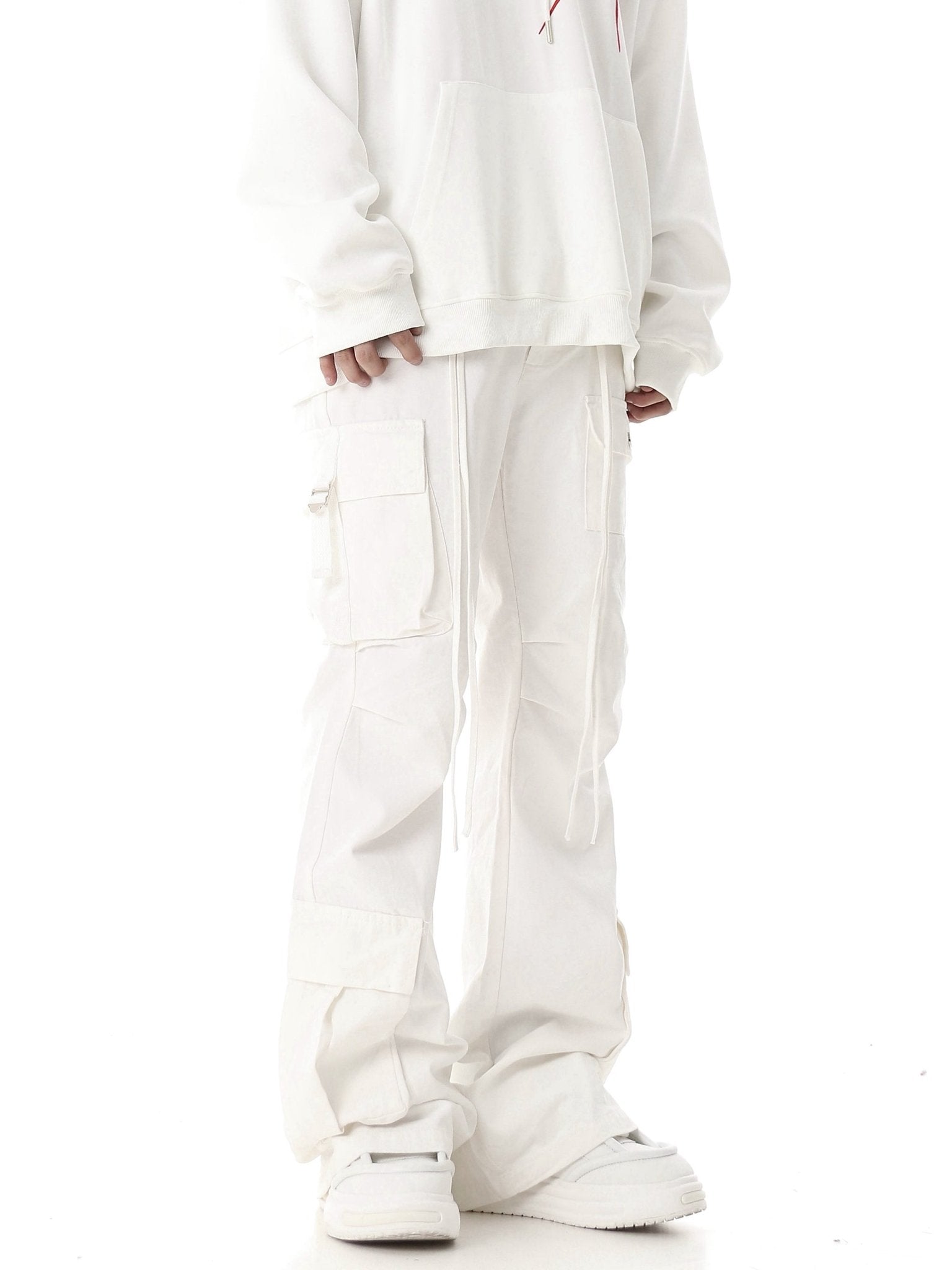 Retro Flared Cargo Pants - COPPING THREADS - CHICISLAND