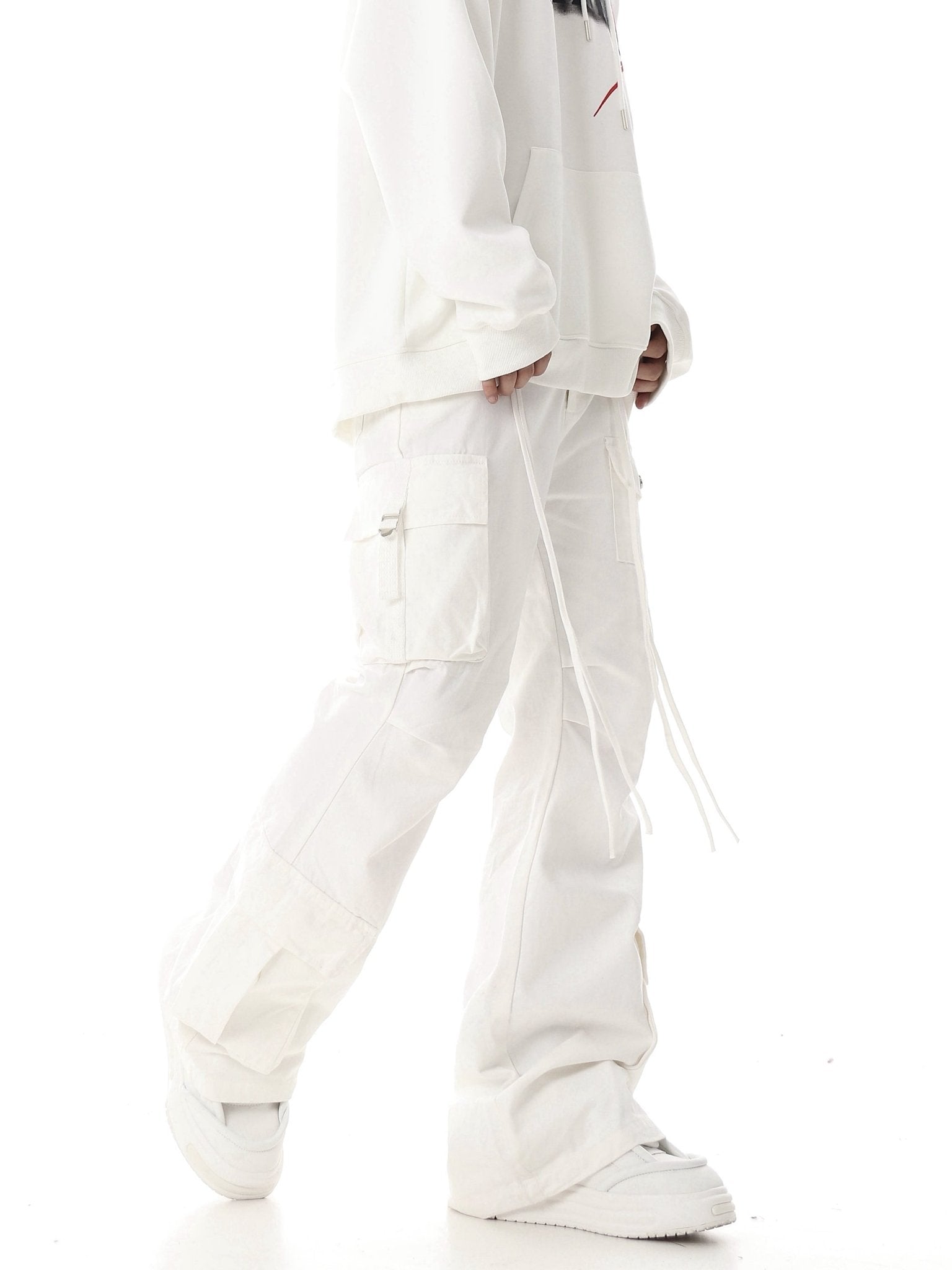 Retro Flared Cargo Pants - COPPING THREADS - CHICISLAND