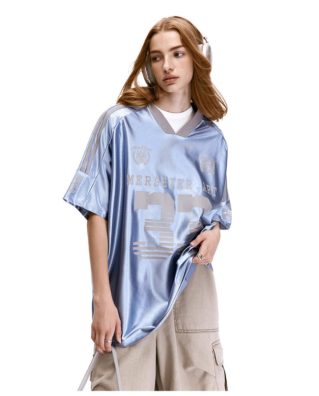 Retro Hockey Raglan Jersey Tee Main Image