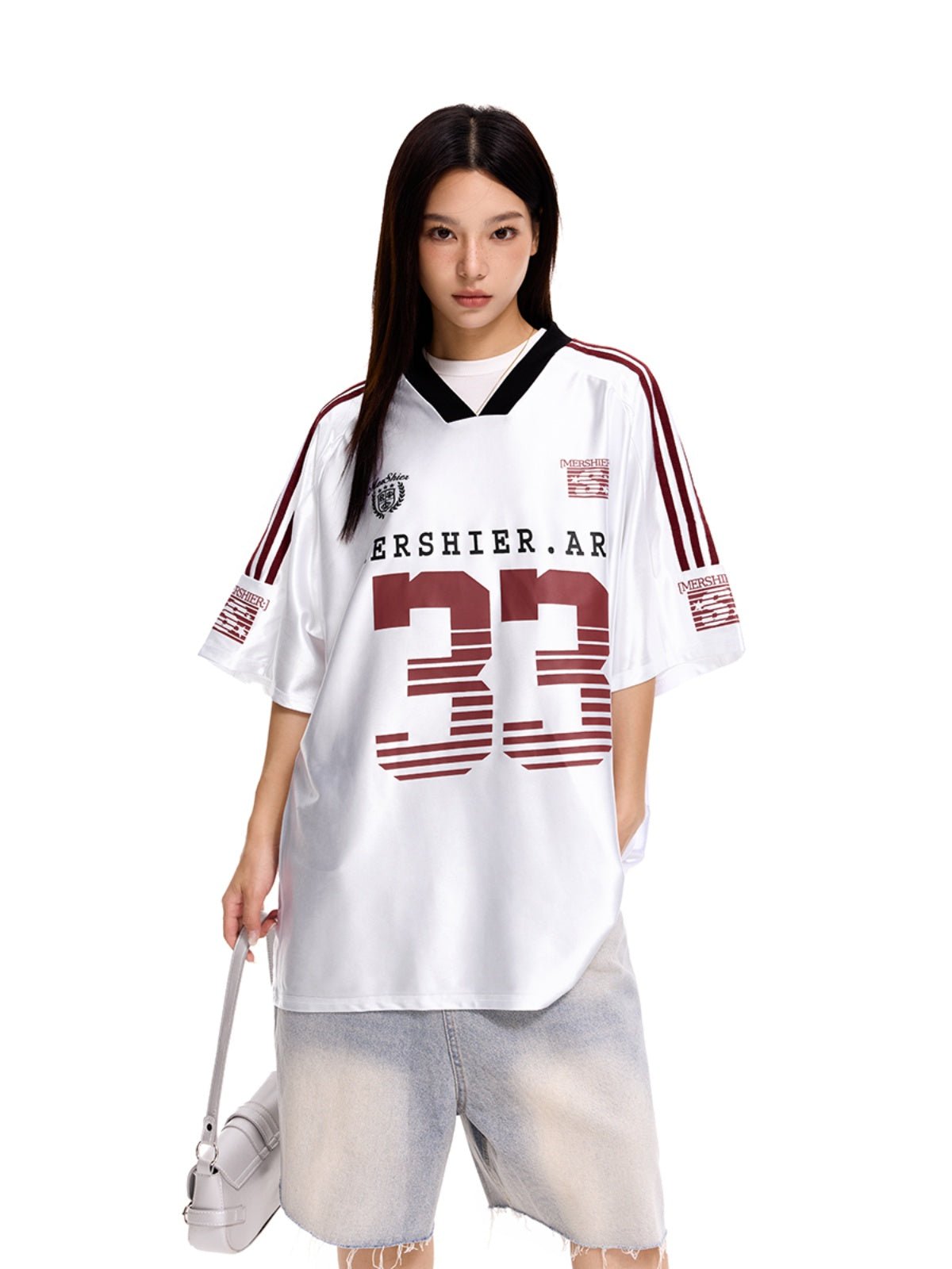 Retro Hockey Raglan Jersey Tee - COPPING THREADS - CHICISLAND