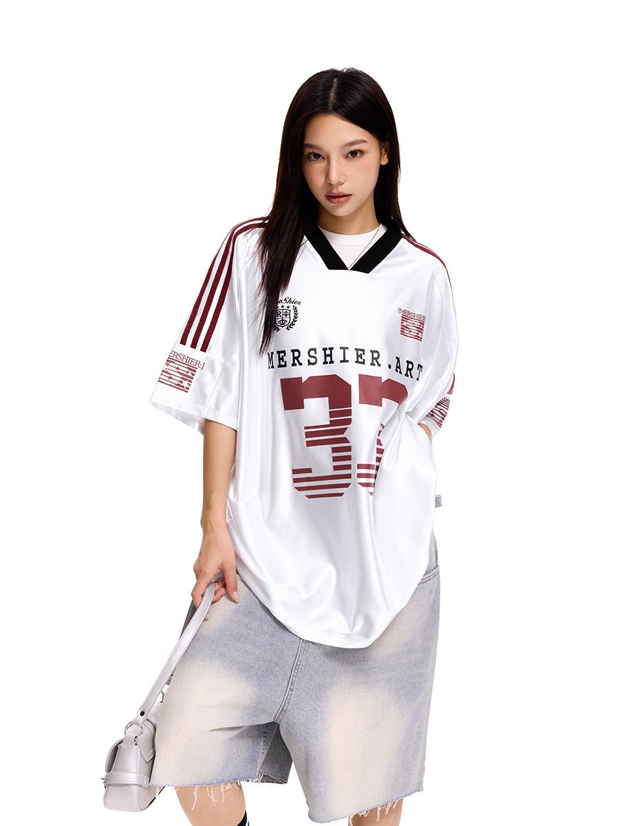 Retro Hockey Raglan Jersey Tee - COPPING THREADS - CHICISLAND