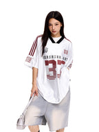 Retro Hockey Raglan Jersey Tee - COPPING THREADS - CHICISLAND