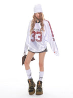 Retro Hockey Raglan Long Sleeve Jersey Tee - COPPING THREADS - CT Select