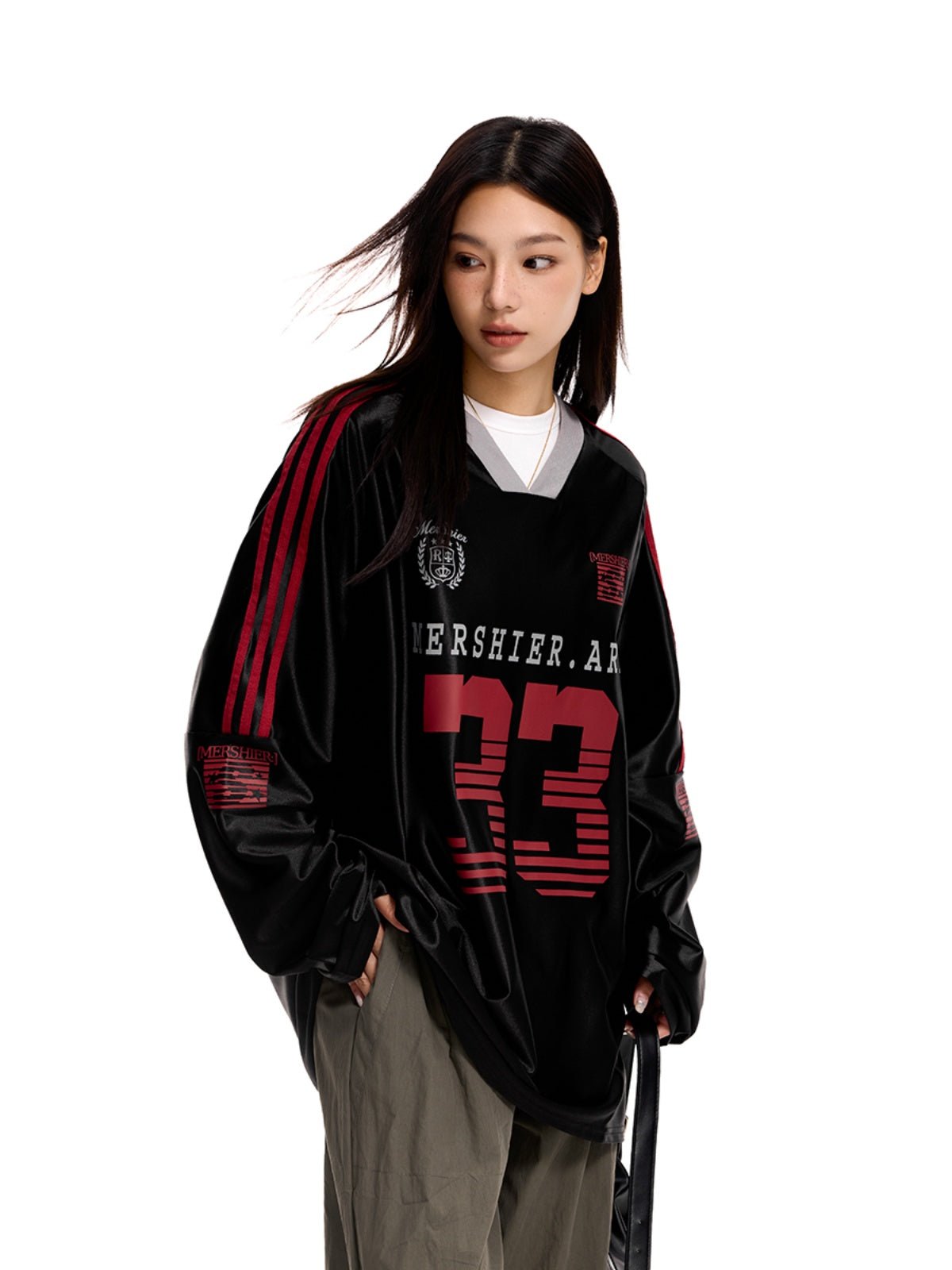 Retro Hockey Raglan Long Sleeve Jersey Tee - COPPING THREADS - CT Select