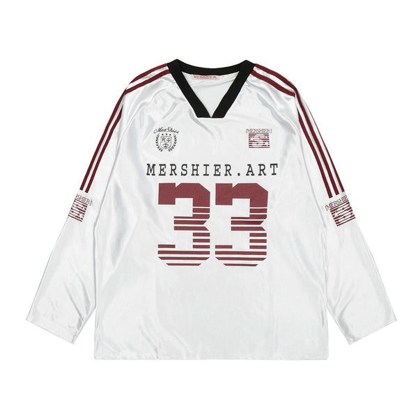 Retro Hockey Raglan Long Sleeve Jersey Tee - COPPING THREADS - CT Select
