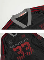 Retro Hockey Raglan Long Sleeve Jersey Tee - COPPING THREADS - CT Select