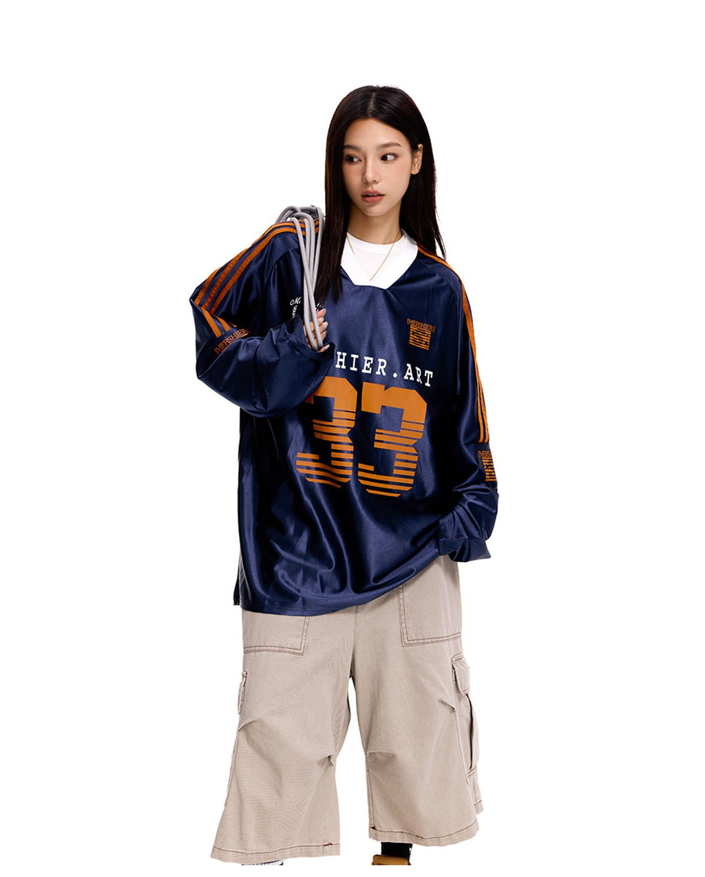 Retro Hockey Raglan Long Sleeve Jersey Tee - COPPING THREADS - CT Select