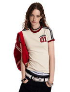 Retro Jersey Fit Varsity Stripe Tee - COPPING THREADS - CT Select