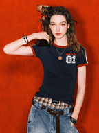 Retro Jersey Fit Varsity Stripe Tee - COPPING THREADS - CT Select