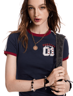 Retro Jersey Fit Varsity Stripe Tee - COPPING THREADS - CT Select