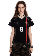 Retro Jersey V - Neck Tee - COPPING THREADS - CT Select