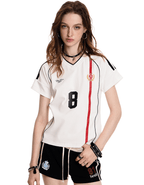 Retro Jersey V - Neck Tee - COPPING THREADS - CT Select