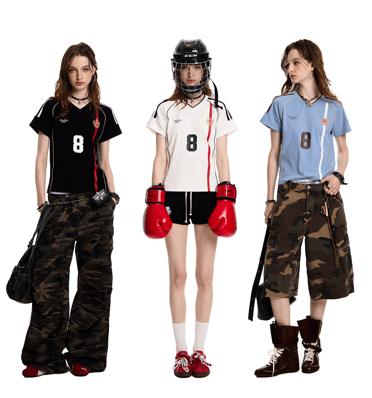 Retro Jersey V - Neck Tee - COPPING THREADS - CT Select