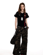 Retro Jersey V - Neck Tee - COPPING THREADS - CT Select