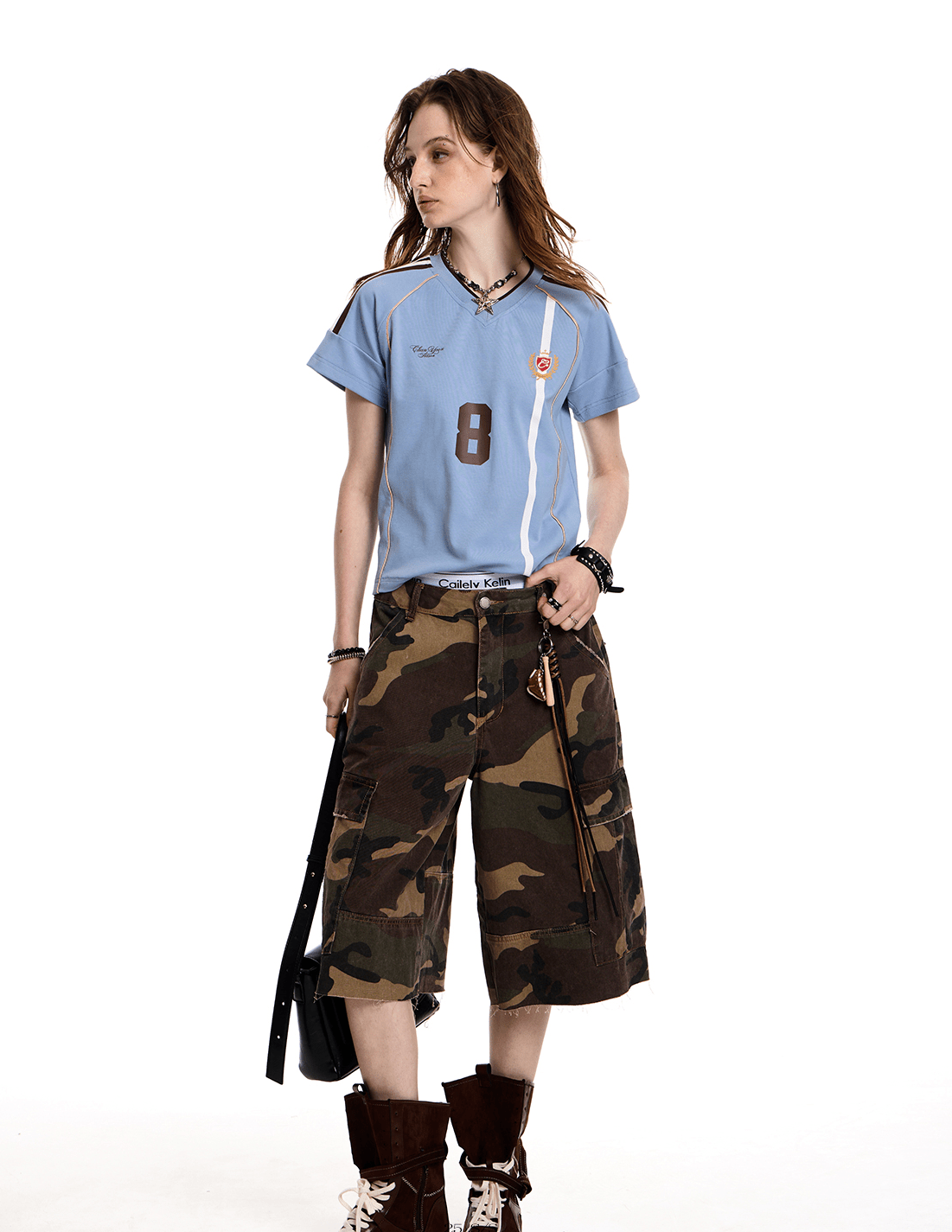 Retro Jersey V - Neck Tee - COPPING THREADS - CT Select