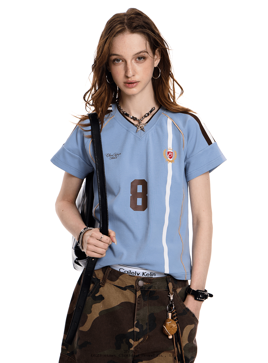 Retro Jersey V - Neck Tee - COPPING THREADS - CT Select