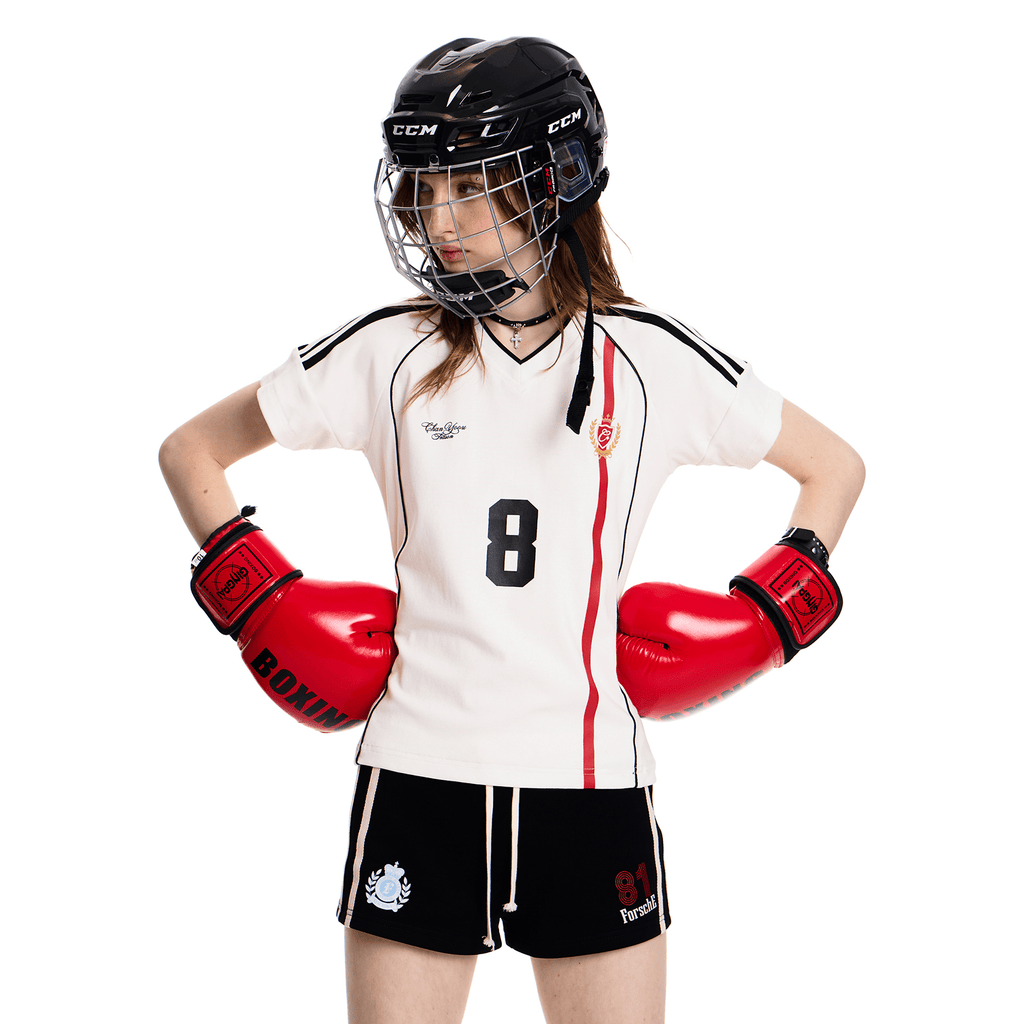 Retro Jersey V - Neck Tee - COPPING THREADS - CT Select