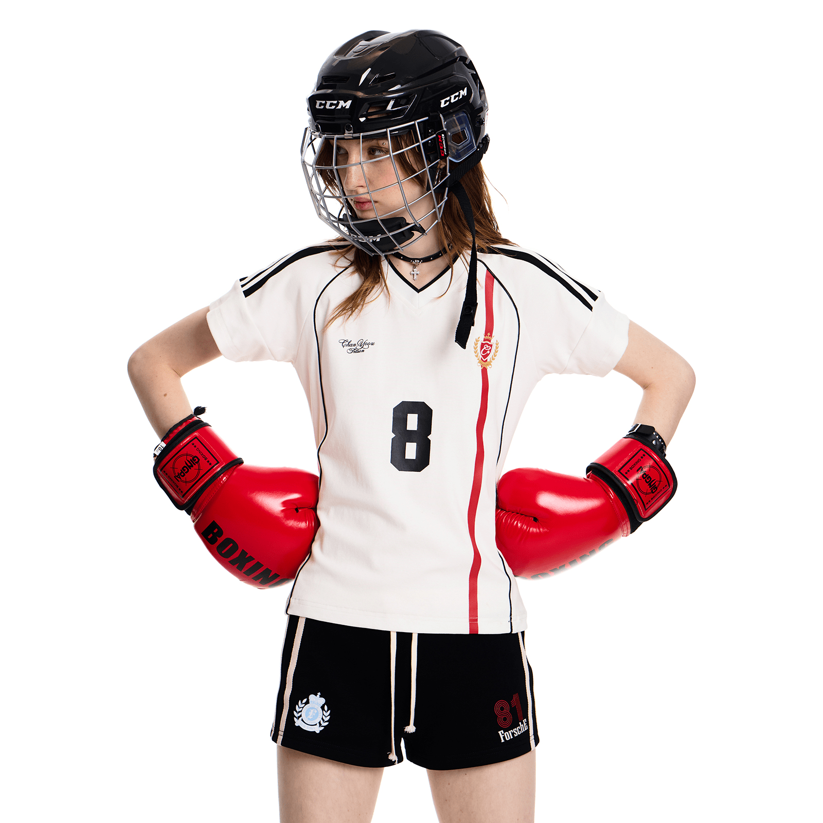 Retro Jersey V - Neck Tee - COPPING THREADS - CT Select