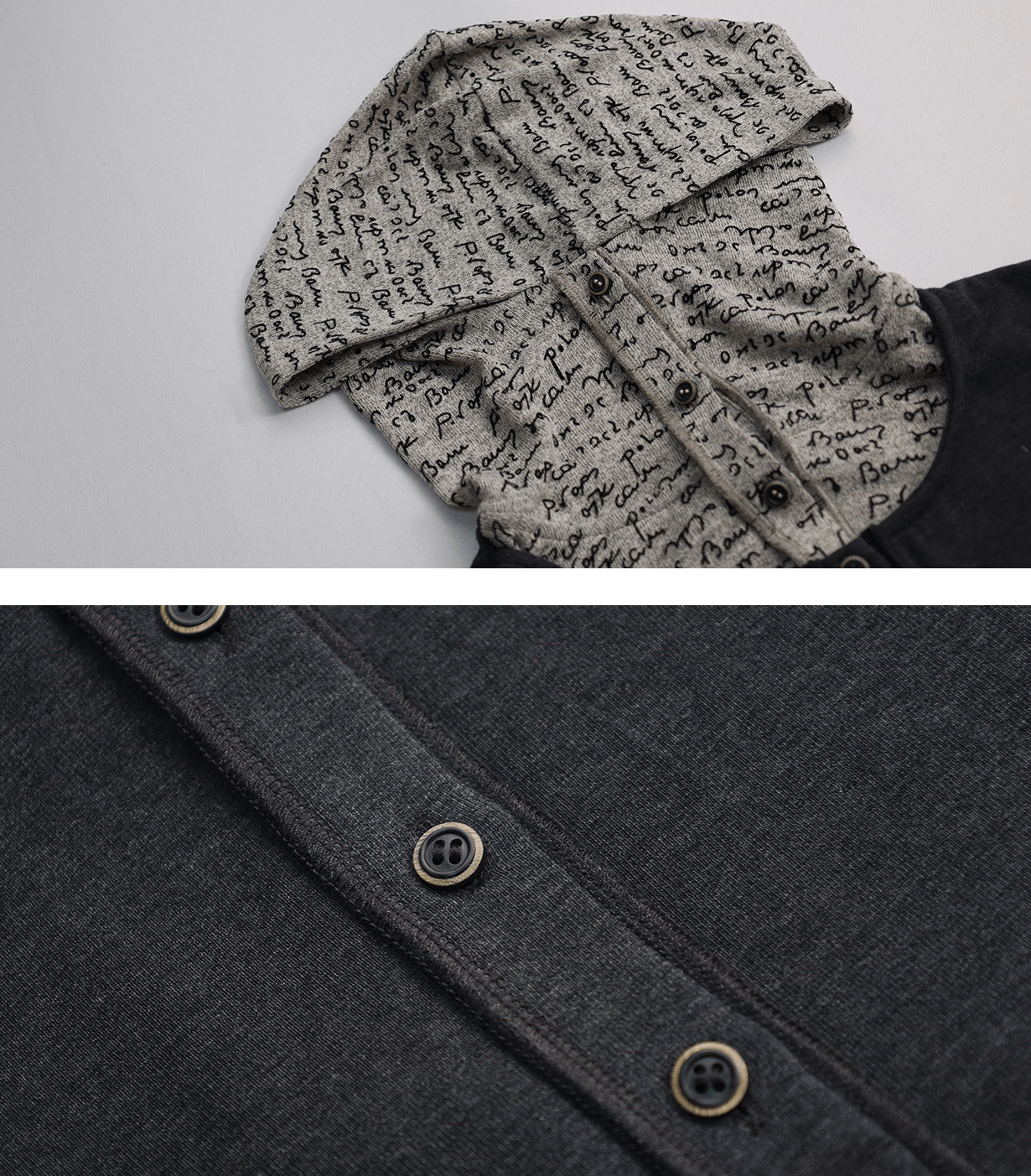 Retro Layered - Hem Hooded Long Sleeve Tee - COPPING THREADS - CHICISLAND