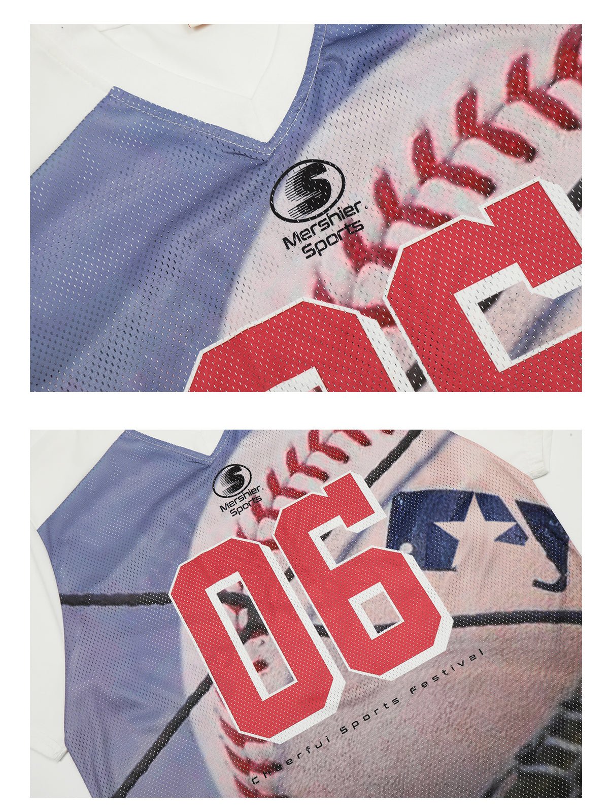 Retro Number 06 Print Jersey Tee - COPPING THREADS - CHICISLAND