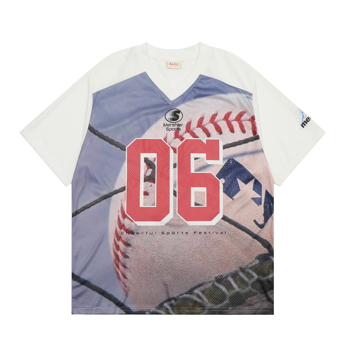 Retro Number 06 Print Jersey Tee - COPPING THREADS - CHICISLAND