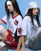 Retro Number 88 Mesh Football Jersey Tee - COPPING THREADS - MEDM