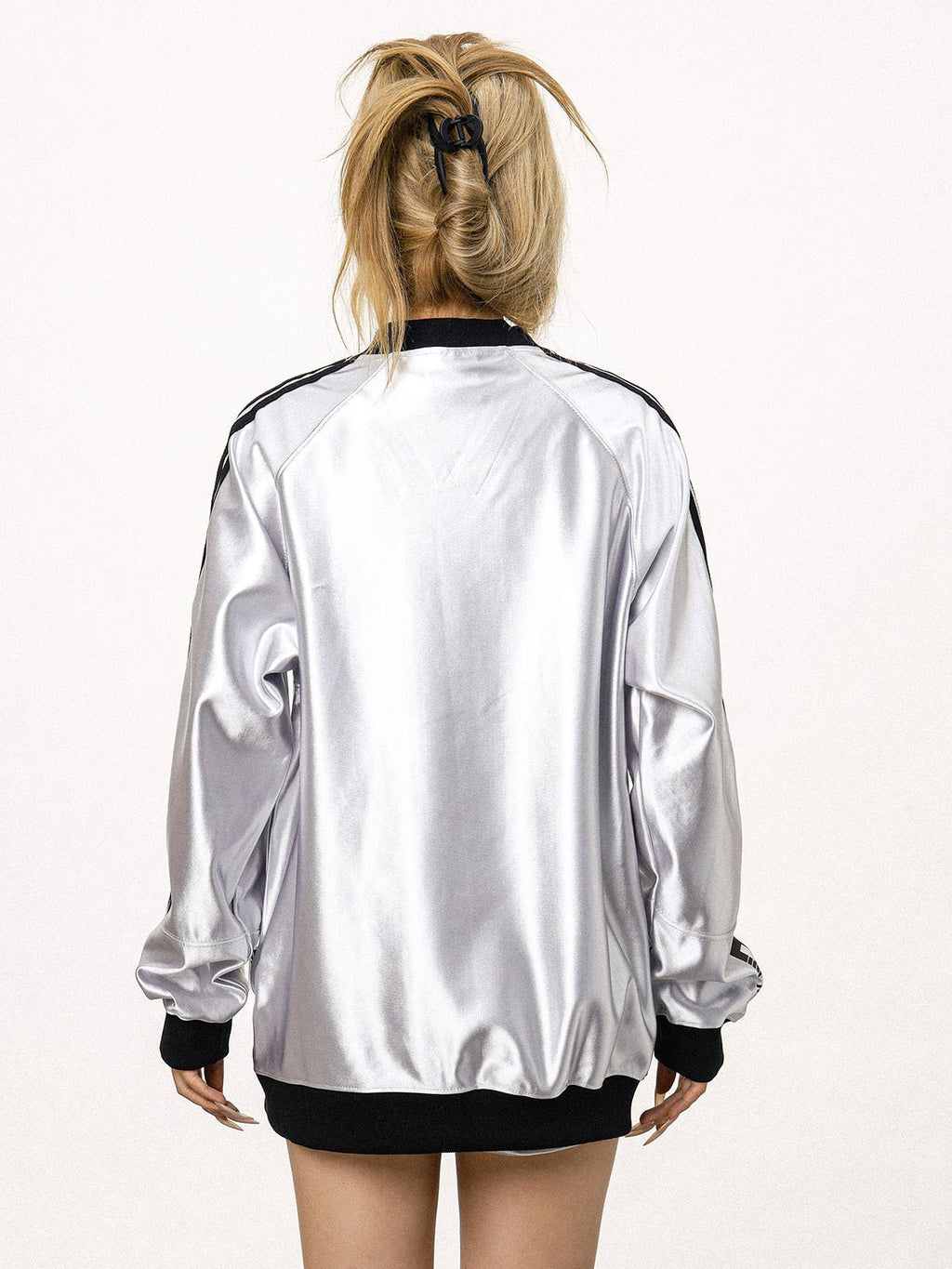 Retro Number Print Stripe Long Sleeve Jersey Tee - COPPING THREADS - CT Select