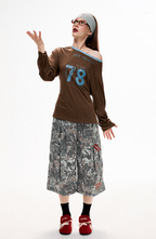 Retro Off - Shoulder 78 Graphic Tee - COPPING THREADS - CT Select