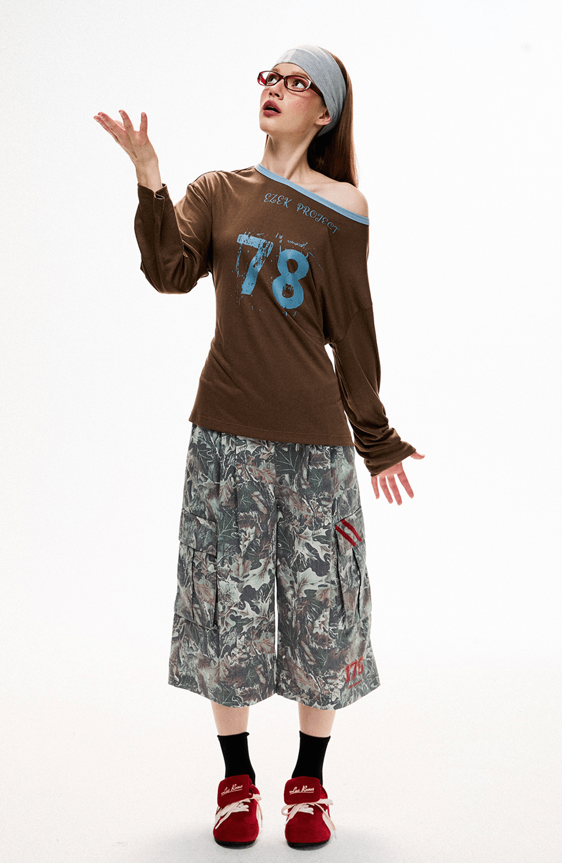 Retro Off - Shoulder 78 Graphic Tee - COPPING THREADS - CT Select