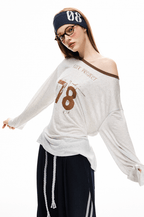 Retro Off - Shoulder 78 Graphic Tee - COPPING THREADS - CT Select