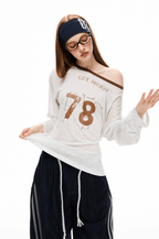 Retro Off - Shoulder 78 Graphic Tee - COPPING THREADS - CT Select