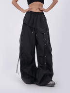 Retro Oversized Patchwork Utility Pants - COPPING THREADS - CT Select