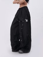 Retro Oversized Patchwork Utility Pants - COPPING THREADS - CT Select