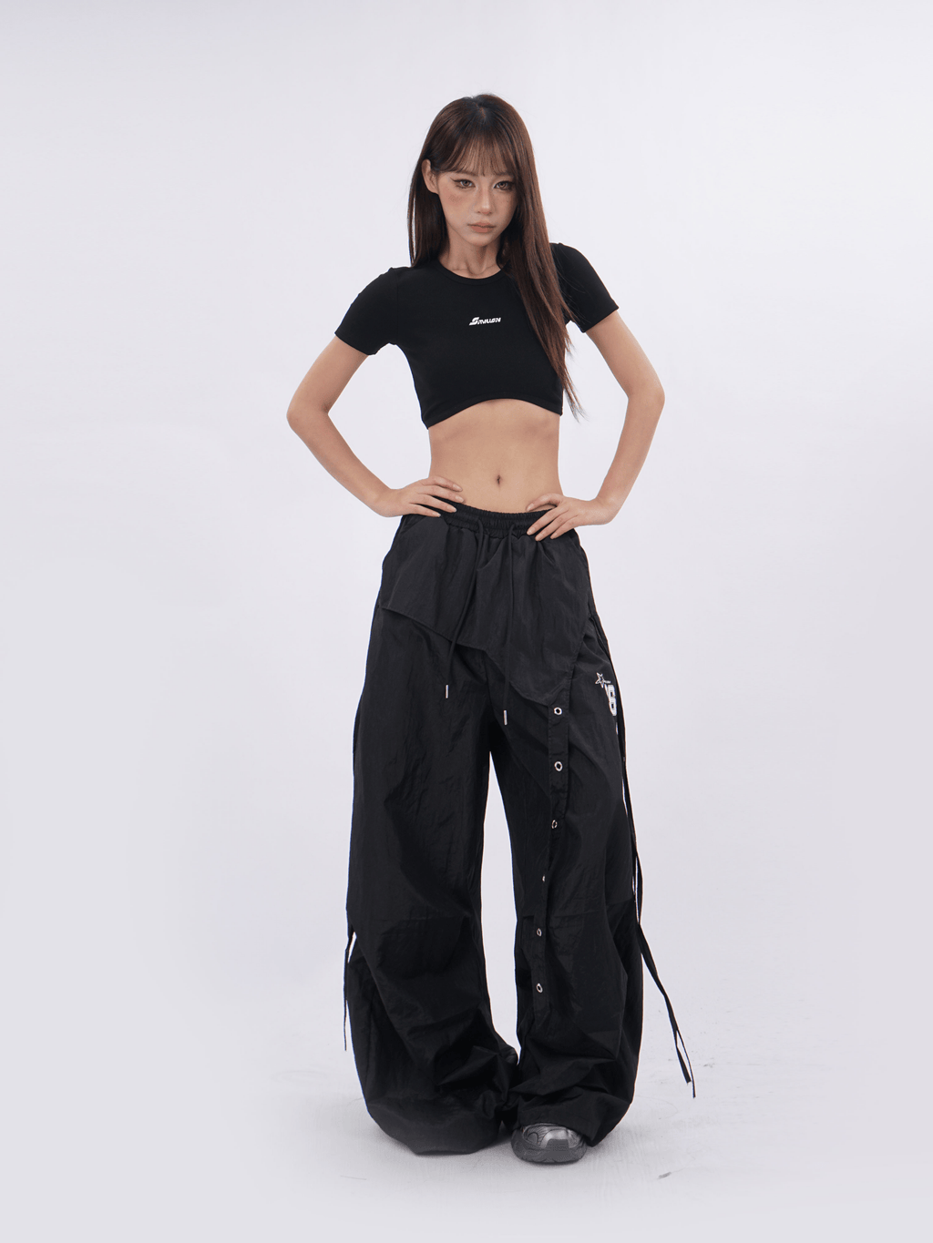 Retro Oversized Patchwork Utility Pants - COPPING THREADS - CT Select