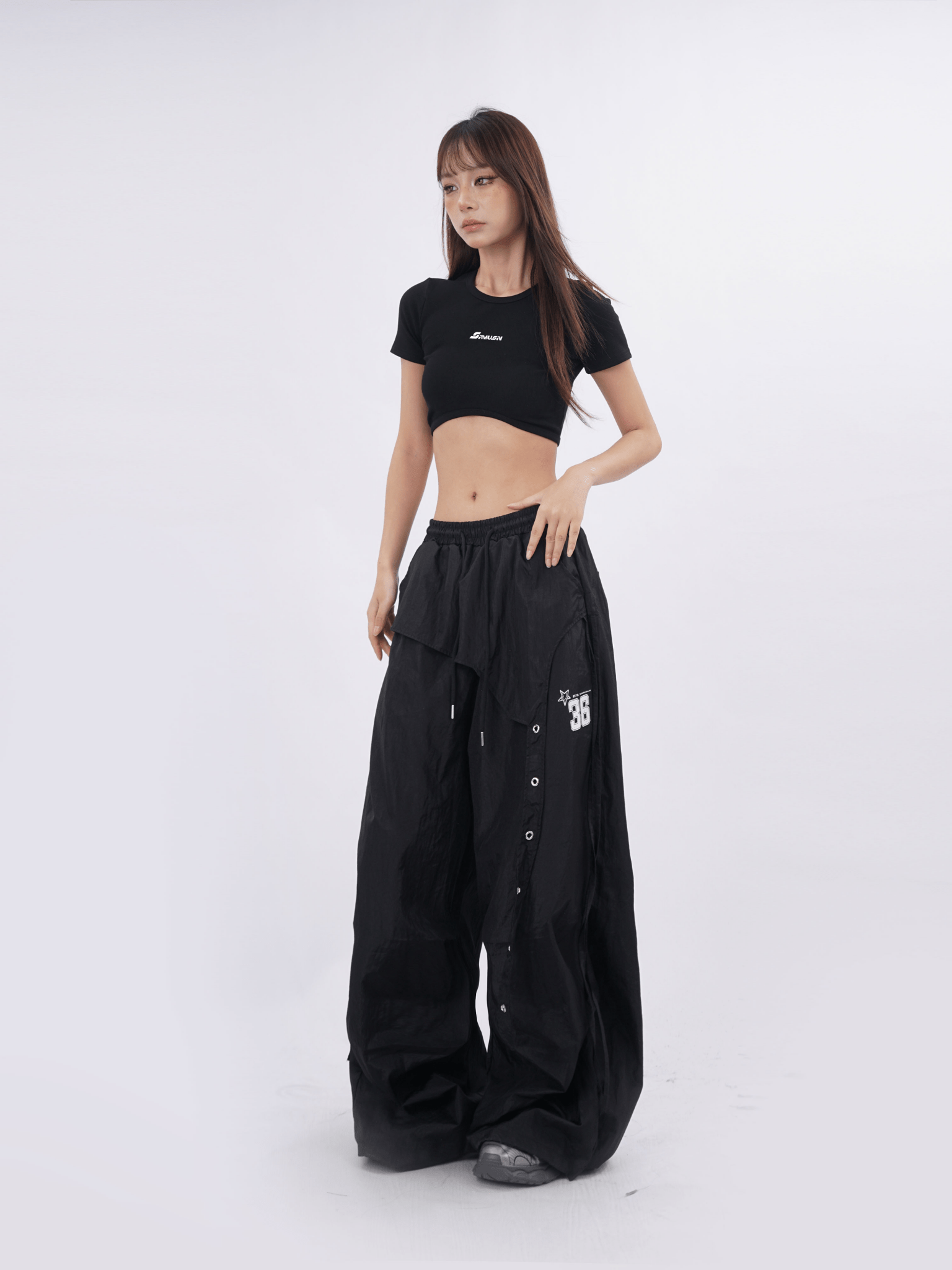 Retro Oversized Patchwork Utility Pants - COPPING THREADS - CT Select