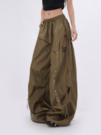Retro Oversized Patchwork Utility Pants - COPPING THREADS - CT Select