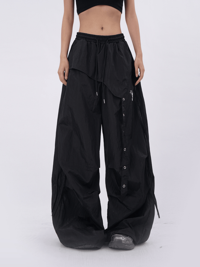 Retro Oversized Patchwork Utility Pants - COPPING THREADS - CT Select Hover Image