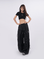 Retro Oversized Patchwork Utility Pants - COPPING THREADS - CT Select