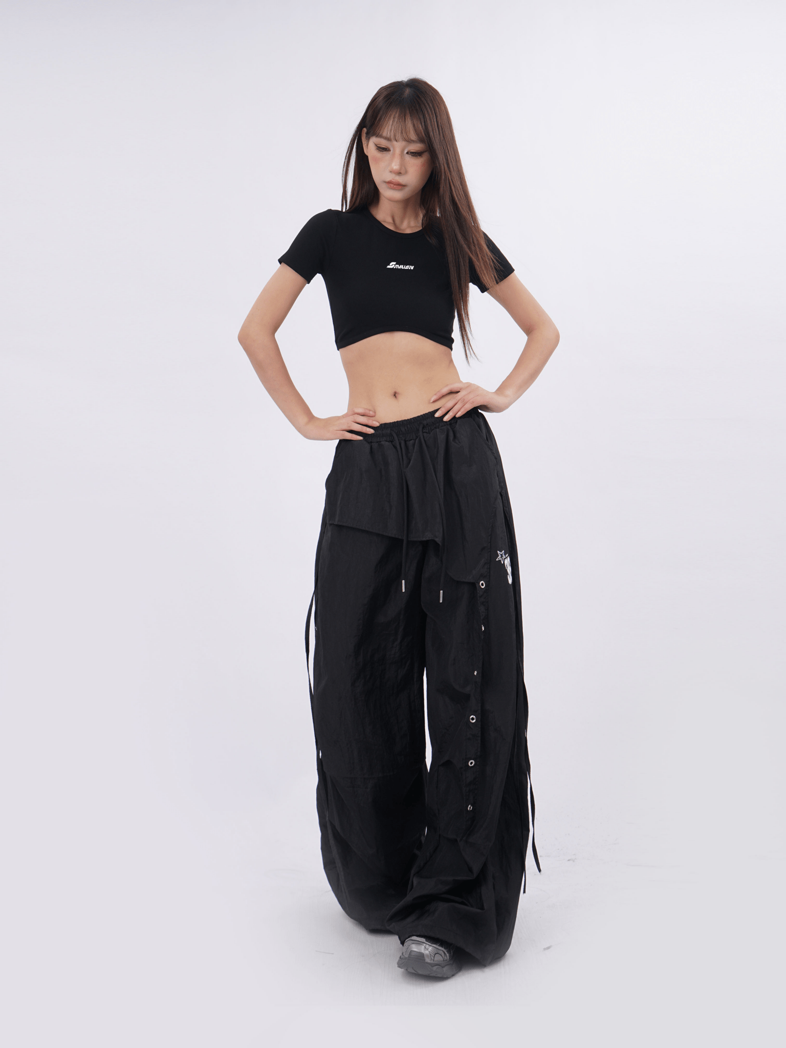 Retro Oversized Patchwork Utility Pants - COPPING THREADS - CT Select