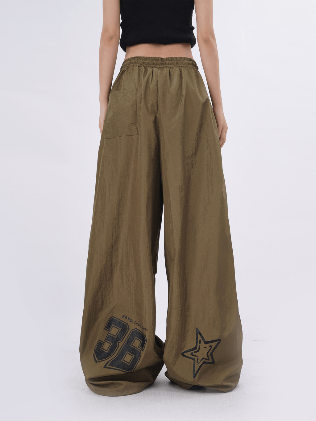 Retro Oversized Patchwork Utility Pants - COPPING THREADS - CT Select