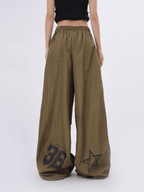 Retro Oversized Patchwork Utility Pants - COPPING THREADS - CT Select