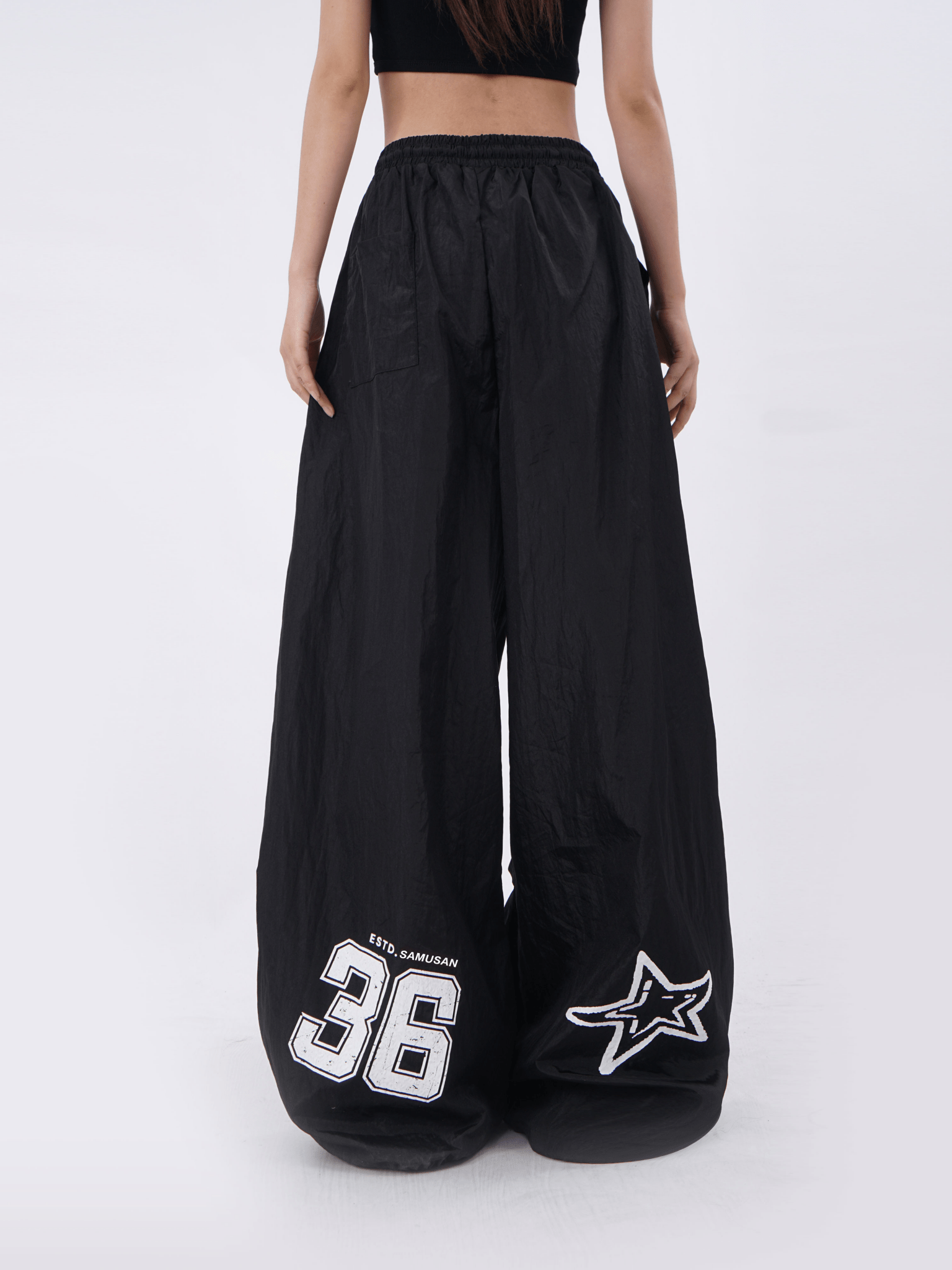 Retro Oversized Patchwork Utility Pants - COPPING THREADS - CT Select
