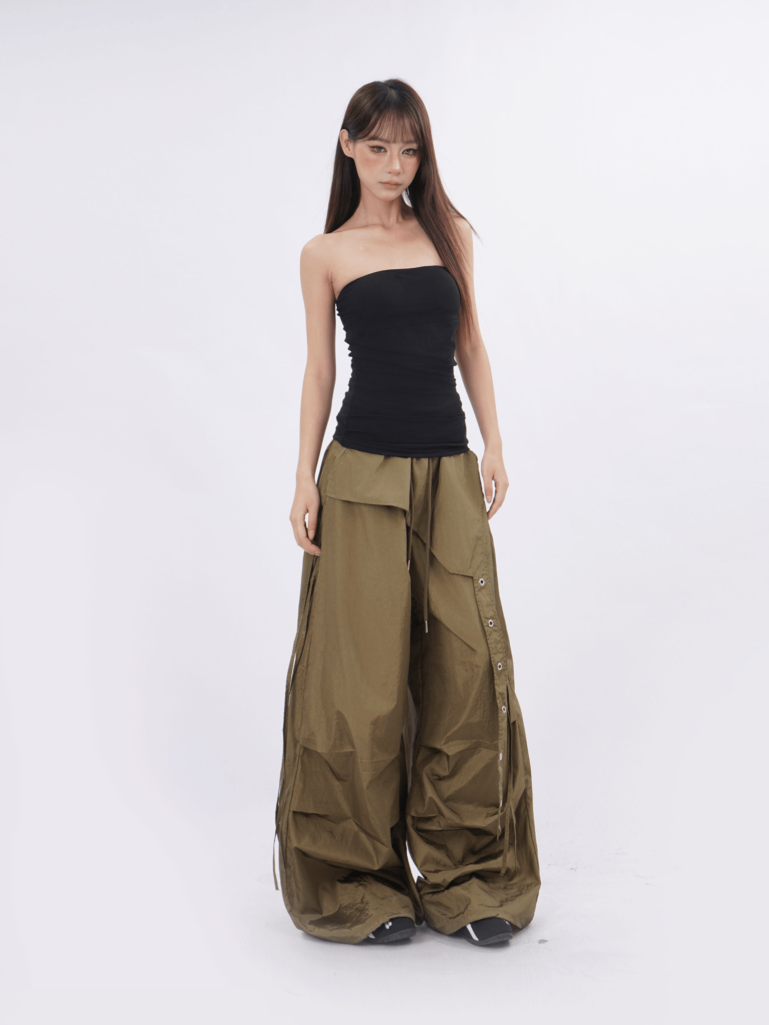 Retro Oversized Patchwork Utility Pants - COPPING THREADS - CT Select