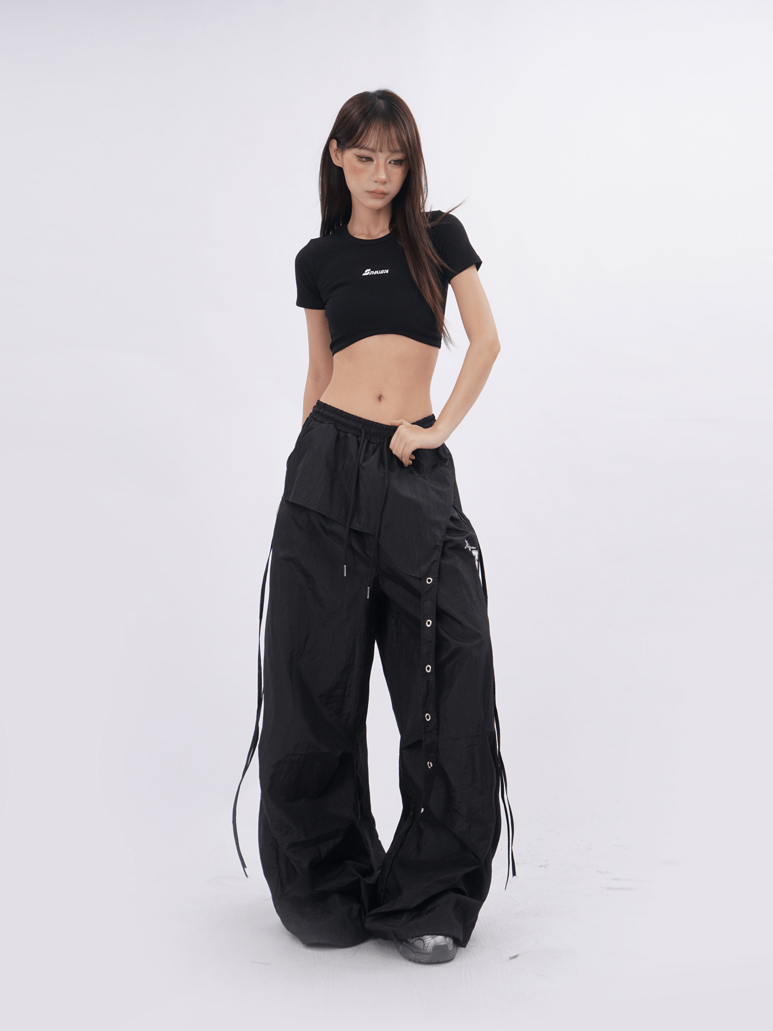 Retro Oversized Patchwork Utility Pants - COPPING THREADS - CT Select