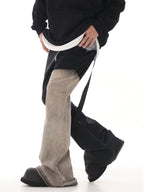 Retro Patchwork Flared Denim - COPPING THREADS - CHICISLAND